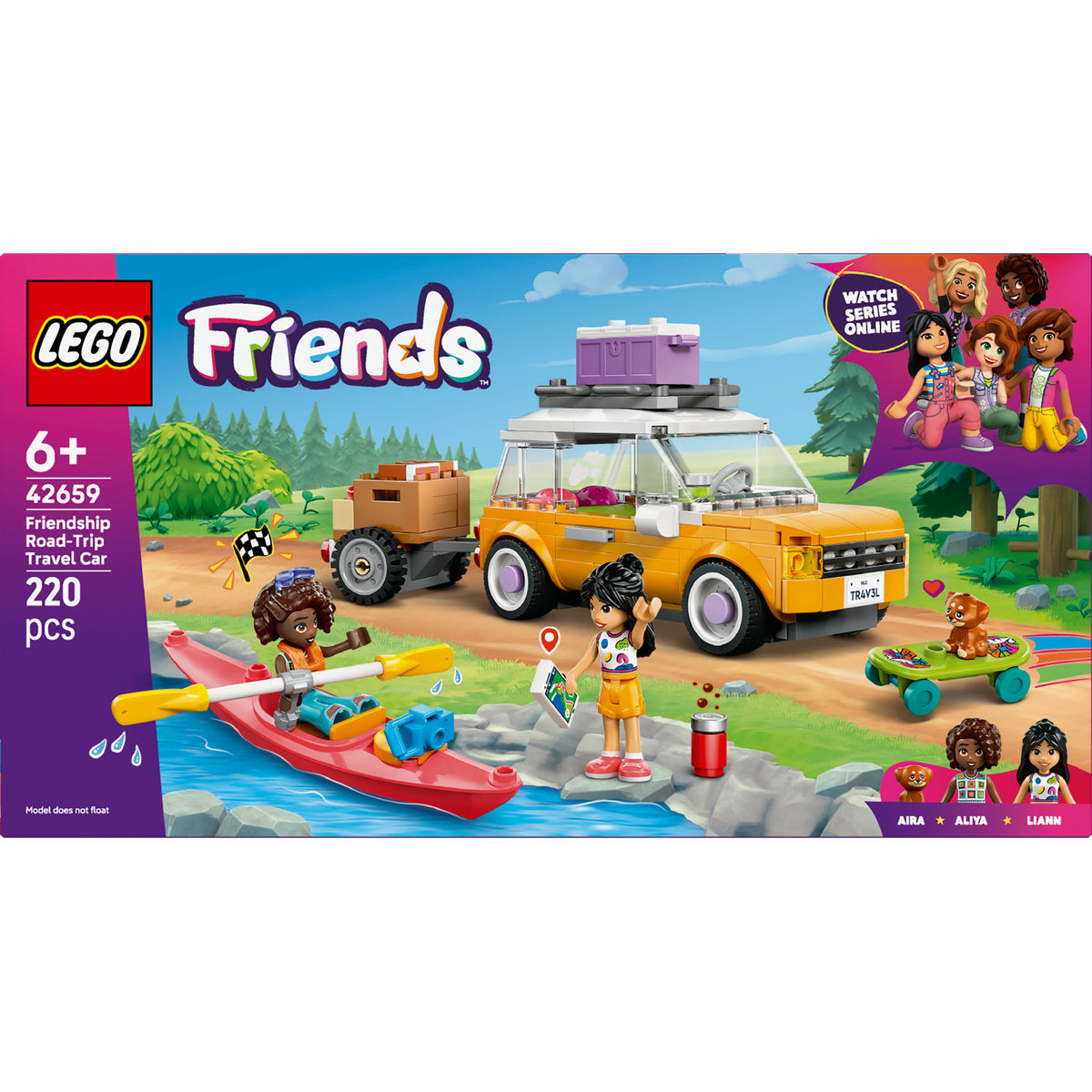 LEGO Friends Friendship Road-Trip Travel Car Building Set 42659