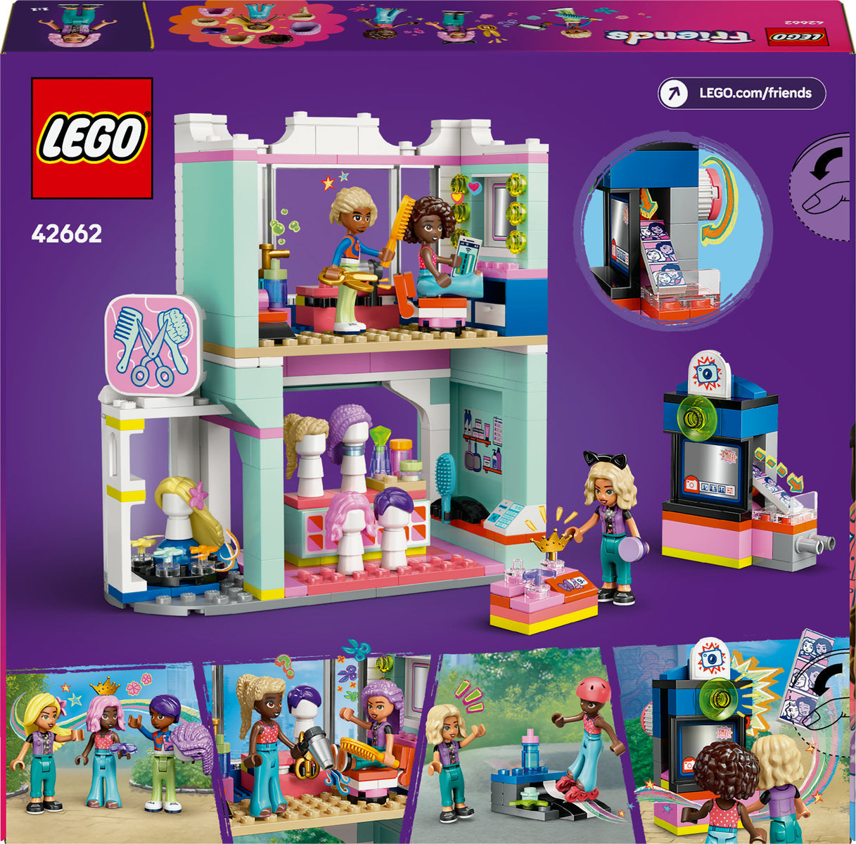 LEGO Friends Hair Salon and Accessories Shop 42662