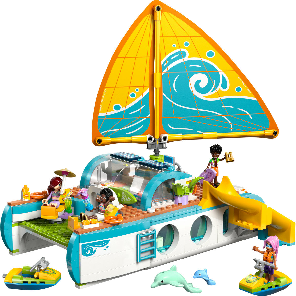 LEGO Friends Travel Boat Adventure Building Kit Role-Play Toy 42664