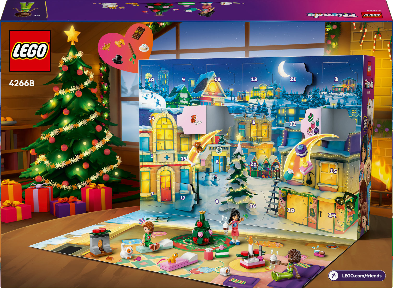 LEGO Friends Advent Calendar 2025 Toy for Kids 42668