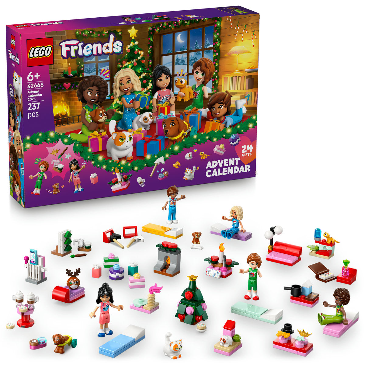 LEGO Friends Advent Calendar 2025 Toy for Kids 42668