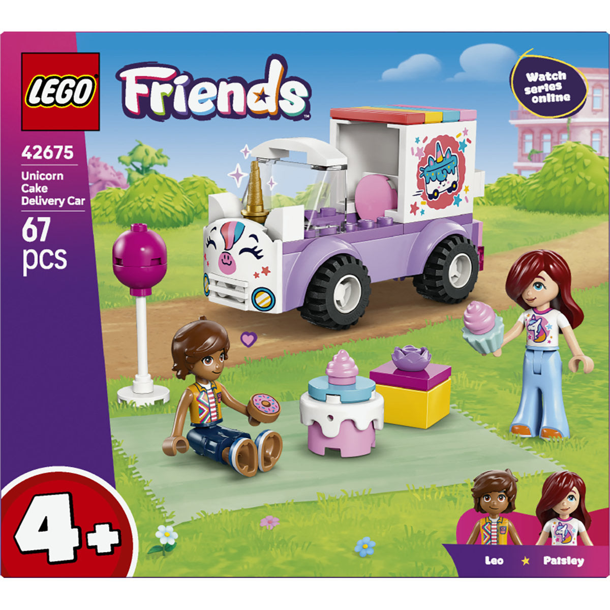 LEGO Friends Unicorn Cake Delivery Car Toy 42675