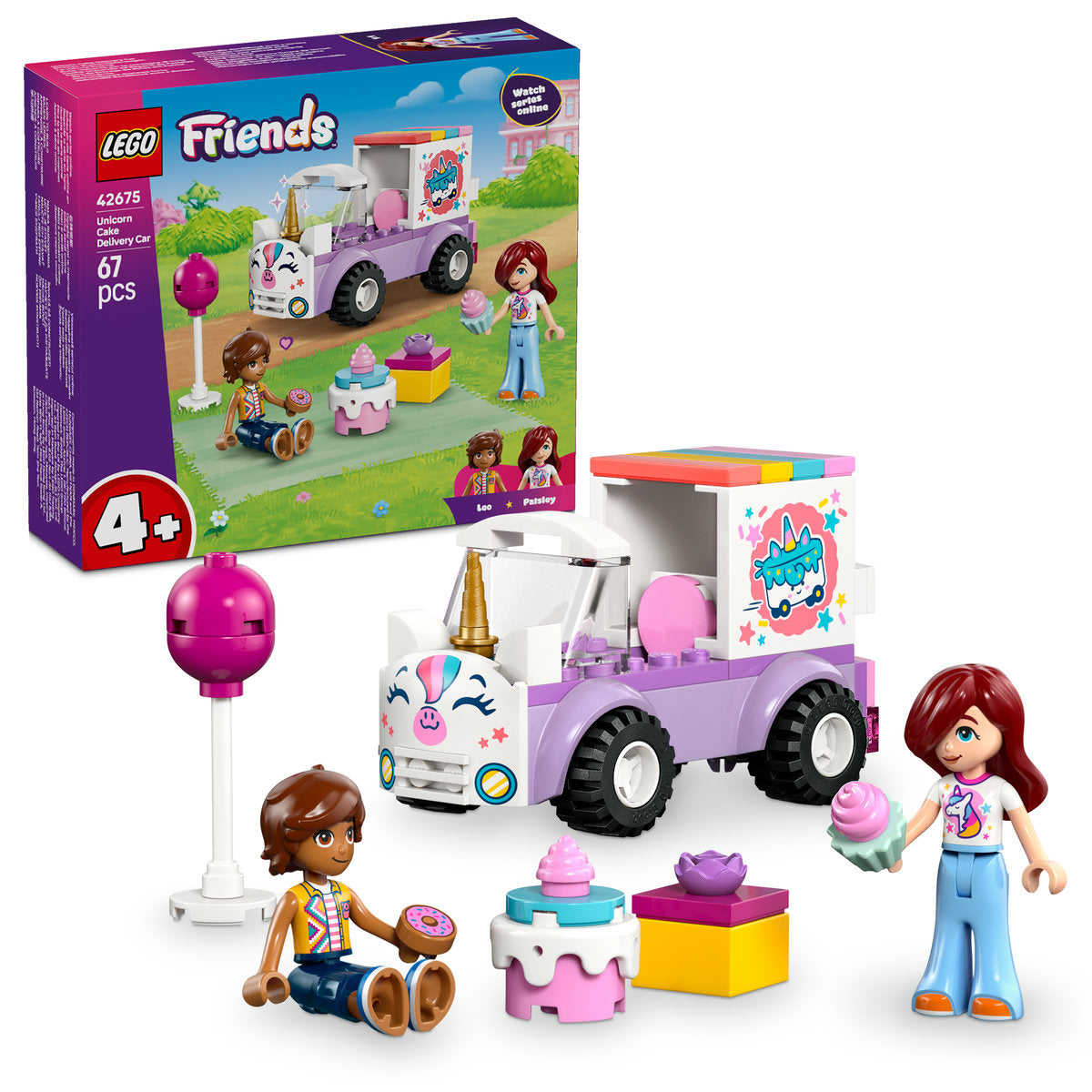 LEGO Friends Unicorn Cake Delivery Car Toy 42675