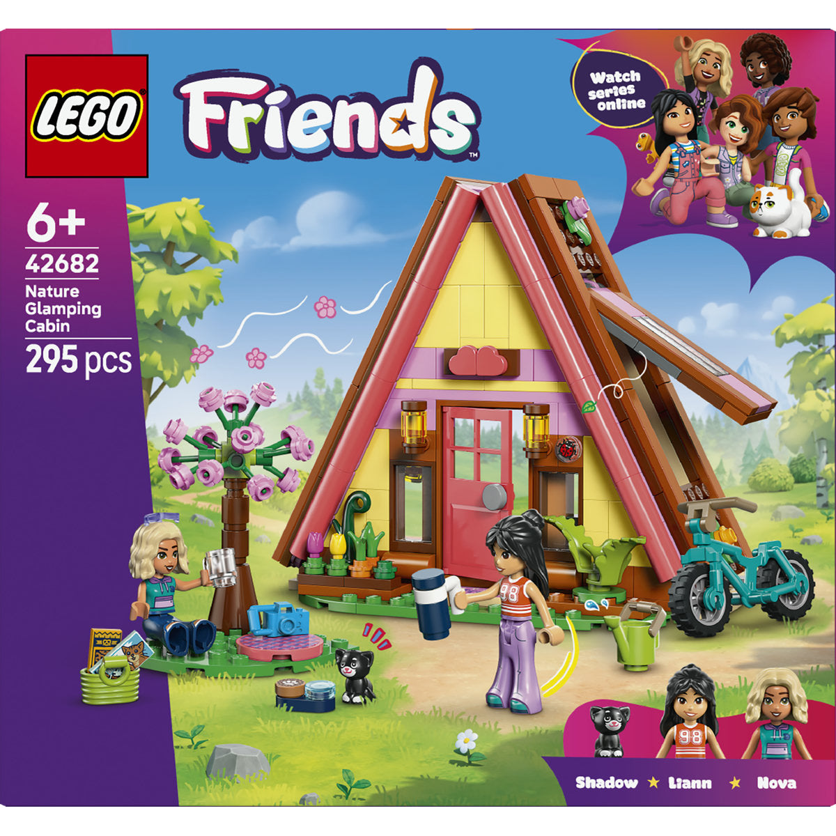 LEGO Friends Nature Glamping Cabin Building Set 42682