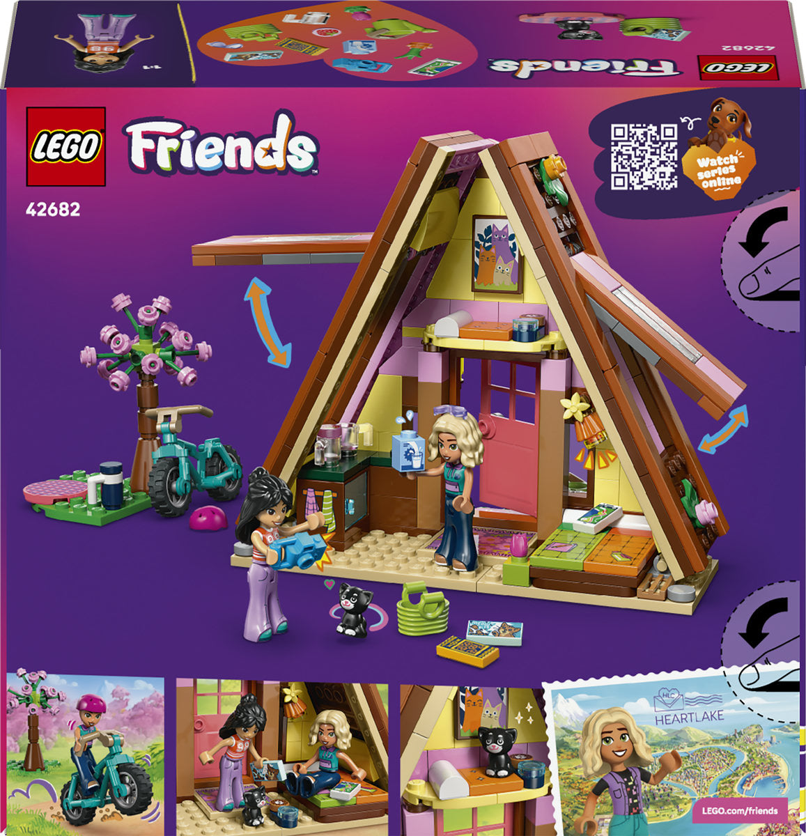 LEGO Friends Nature Glamping Cabin Building Set 42682