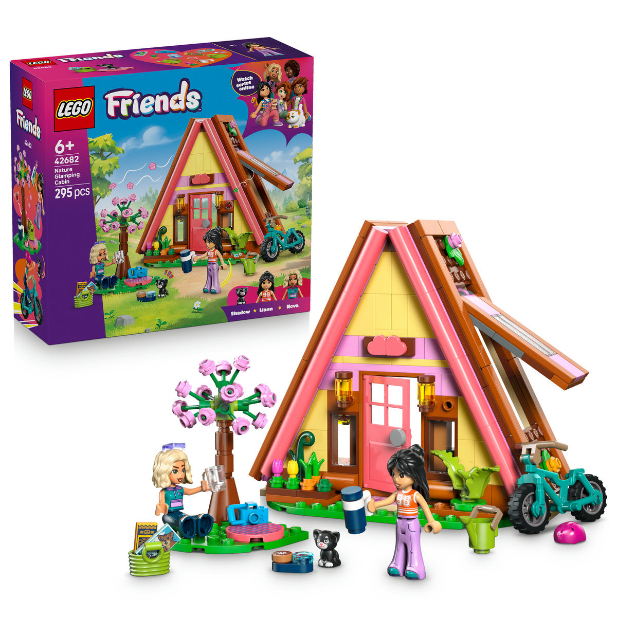LEGO Friends Nature Glamping Cabin Building Set 42682