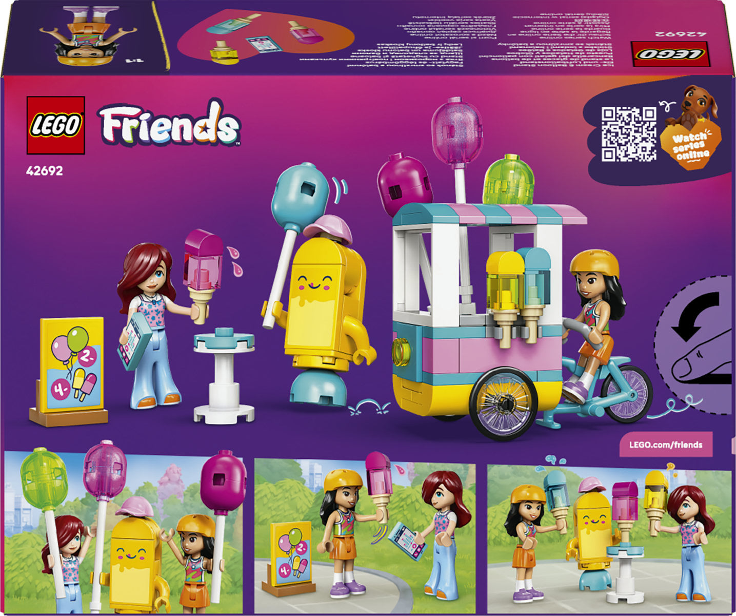 LEGO Friends Ice Cream & Balloon Stand Toy 42692