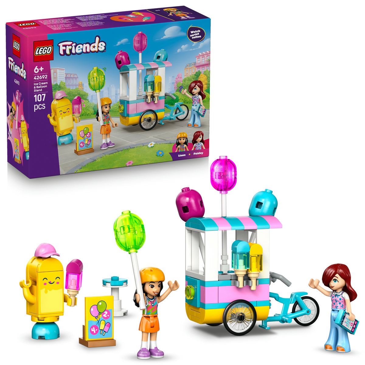 LEGO Friends Ice Cream & Balloon Stand Toy 42692