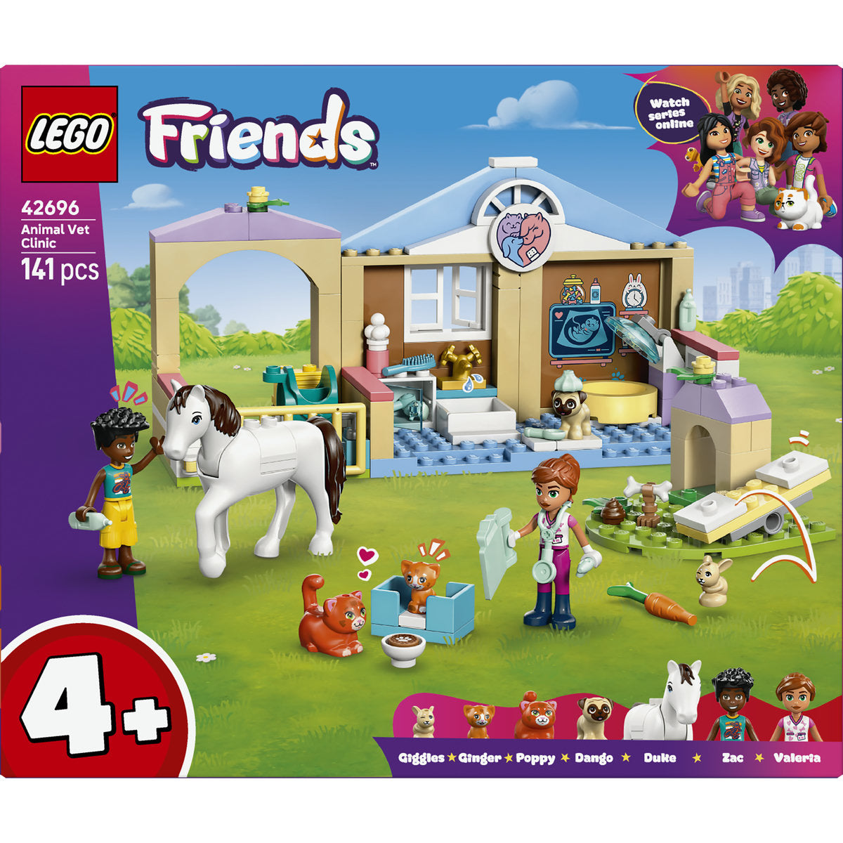 LEGO Friends Animal Vet Clinic Toy Playset 42696