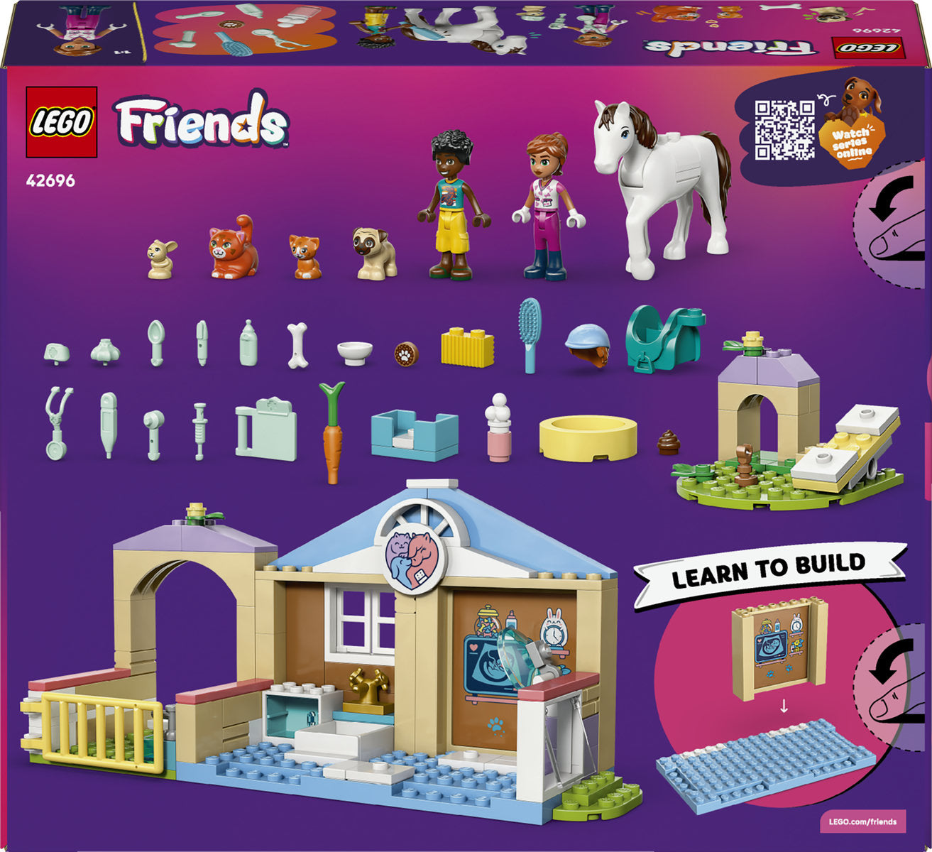 LEGO Friends Animal Vet Clinic Toy Playset 42696