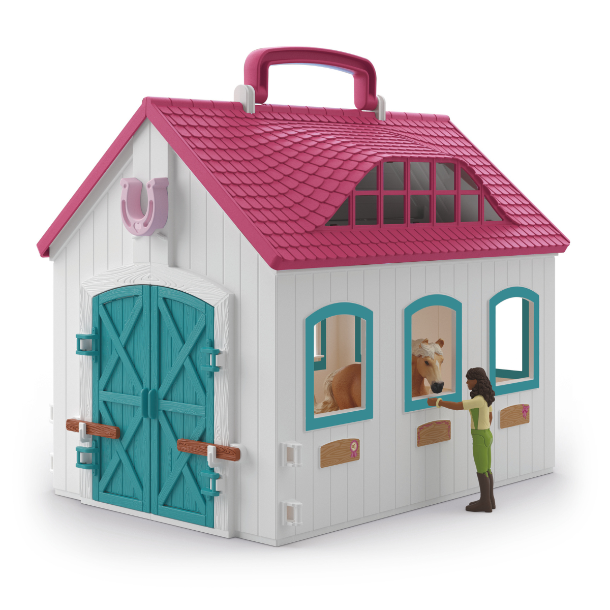 Schleich Horse Club Open Stable Little Horseshoe Playset