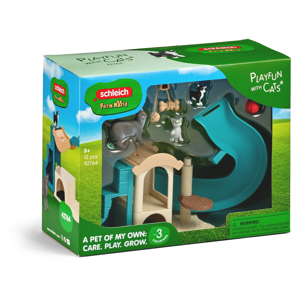 Schleich Playtime with Cats Figure Set