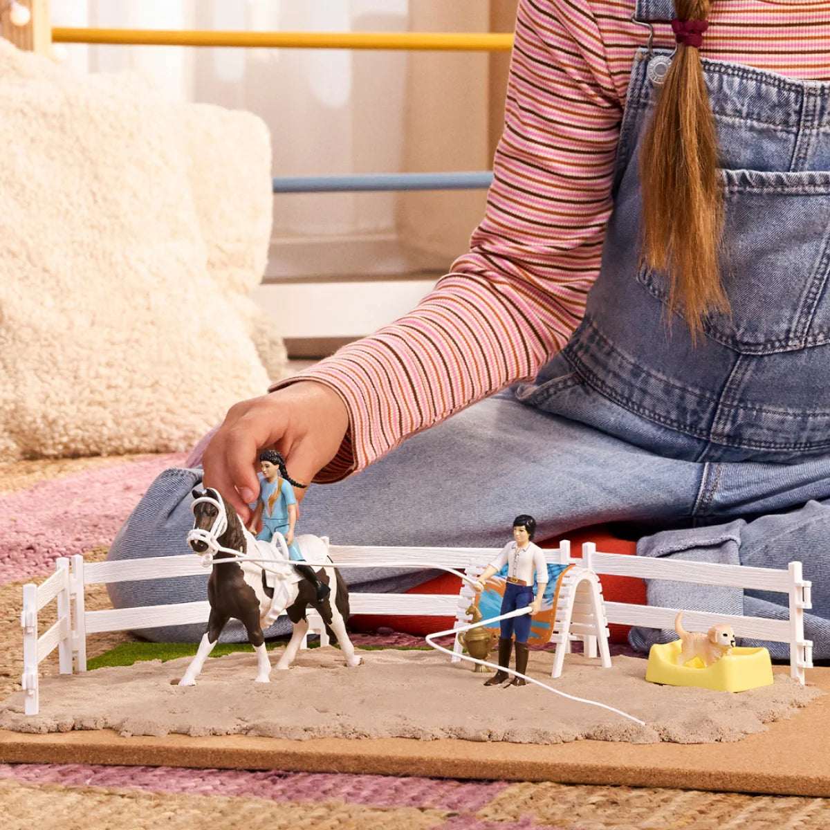 Schleich Horse Club Kim's Vaulting Set Playset