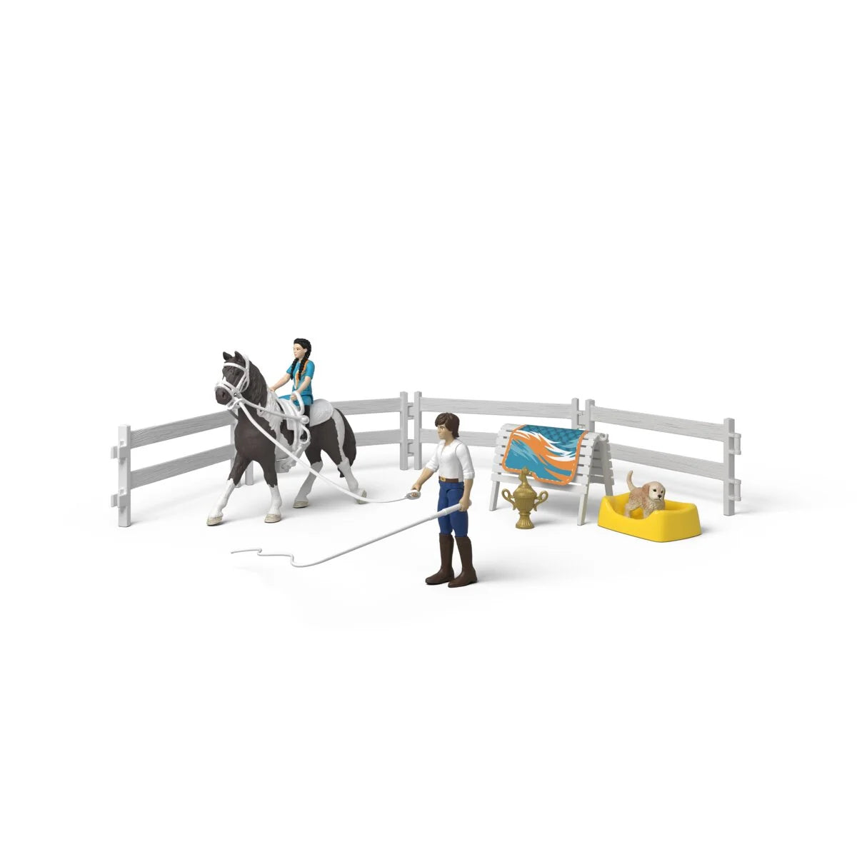 Schleich Horse Club Kim's Vaulting Set Playset
