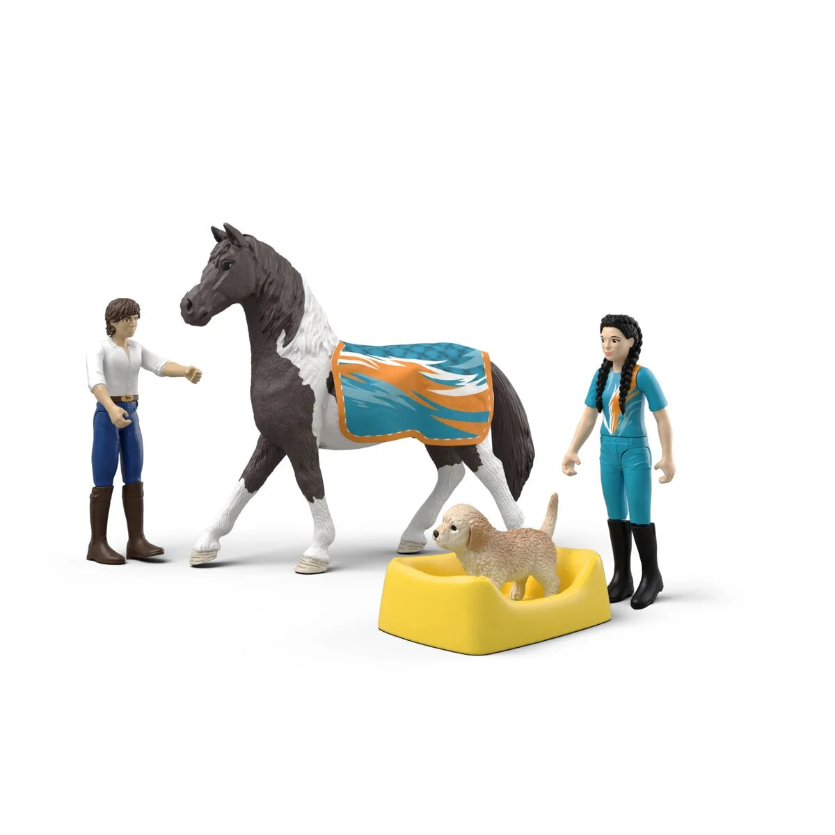 Schleich Horse Club Kim's Vaulting Set Playset