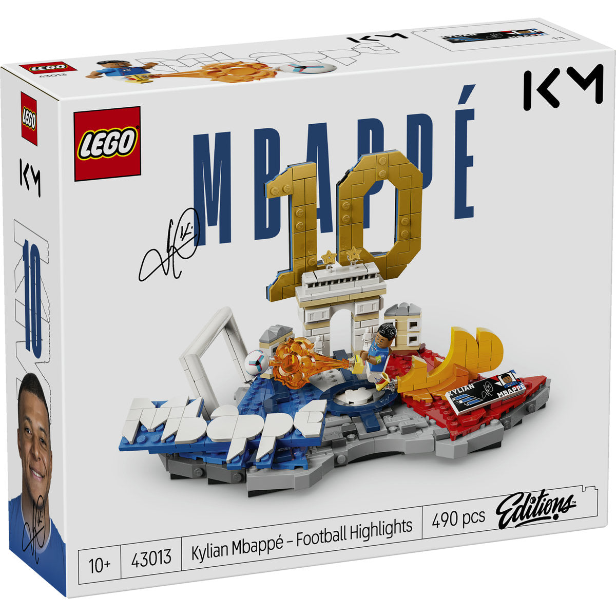 LEGO Editions Kylian Mbappé Football Highlights Set 43013