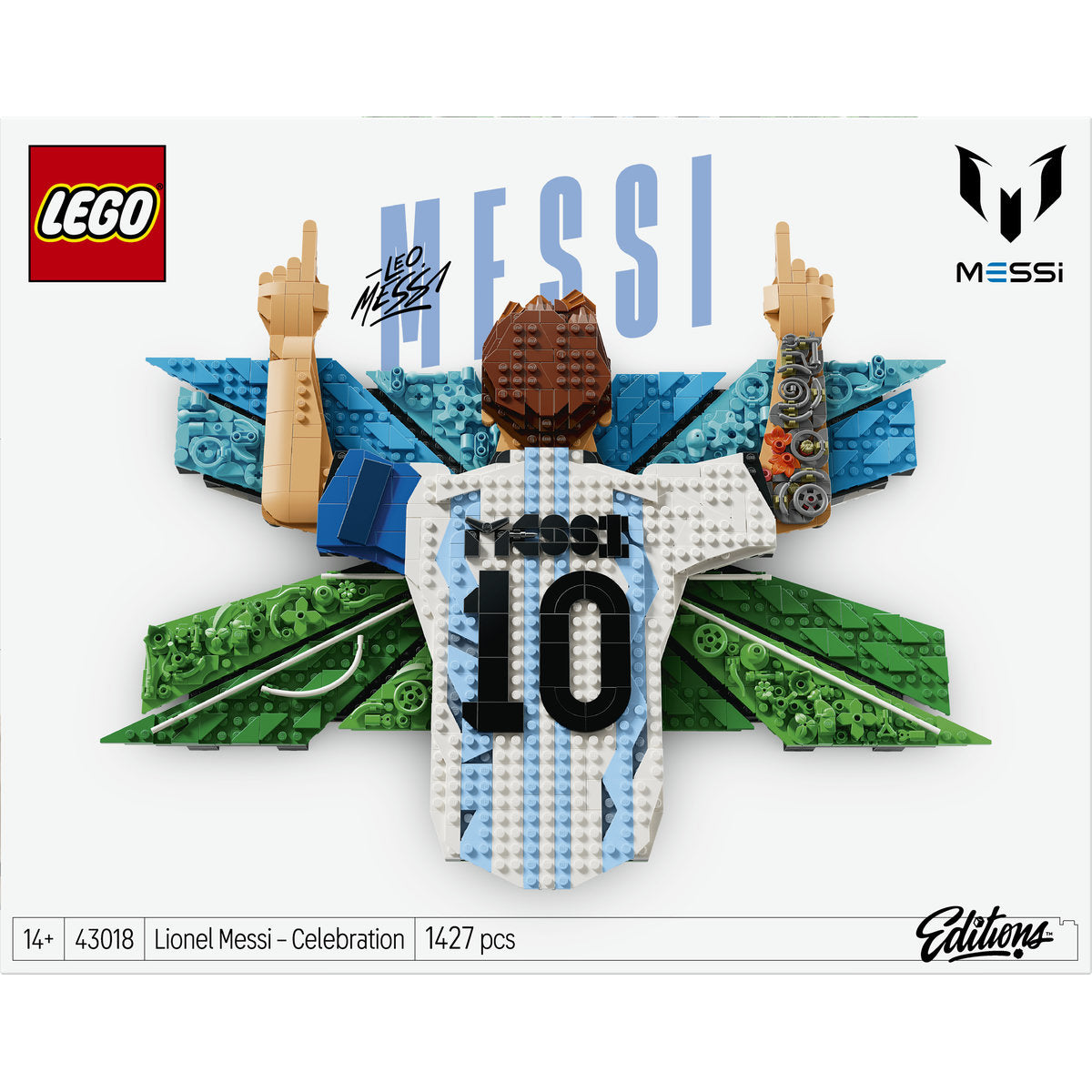 LEGO Editions Lionel Messi Celebration Building Set 43018