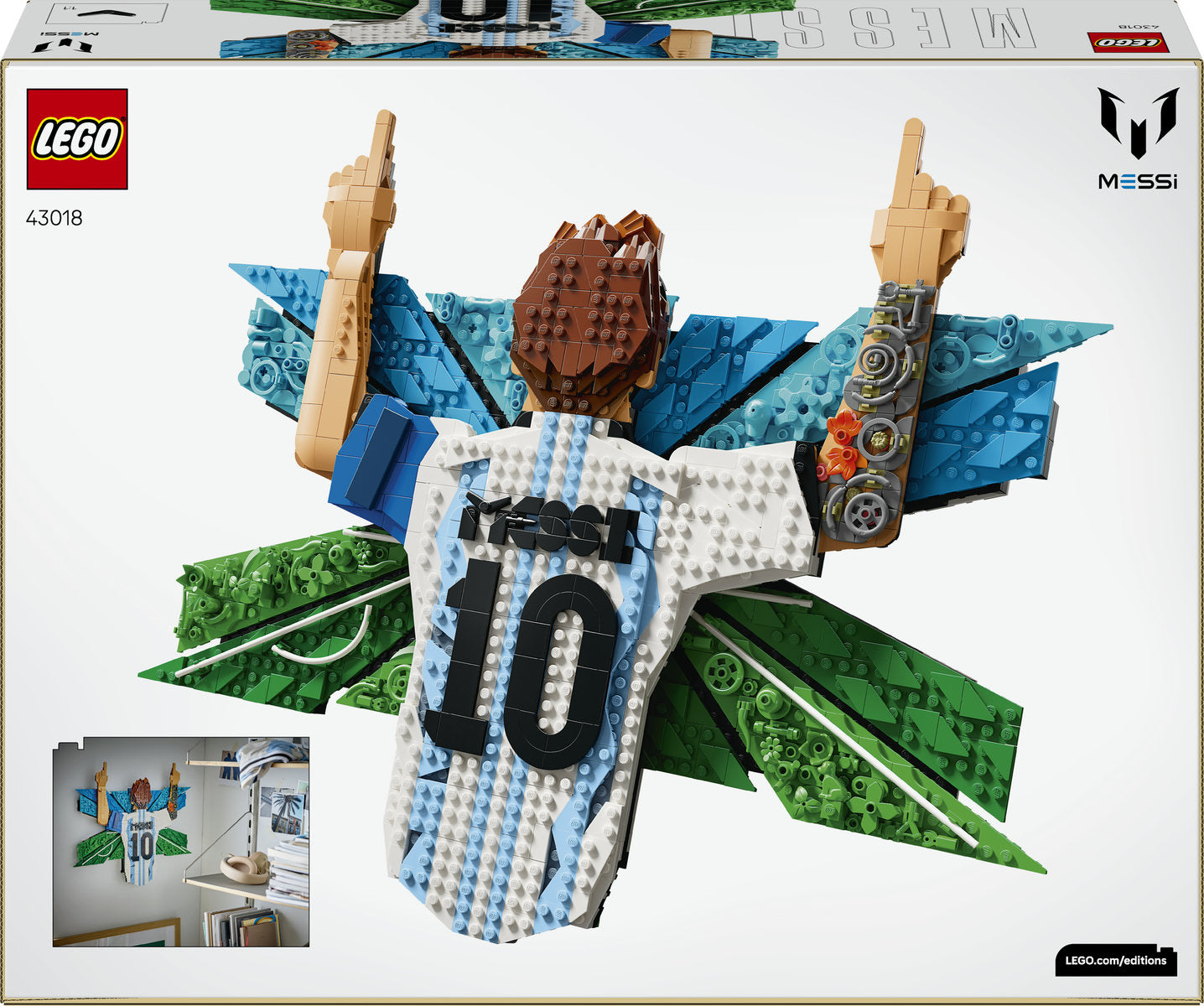 LEGO Editions Lionel Messi Celebration Building Set 43018