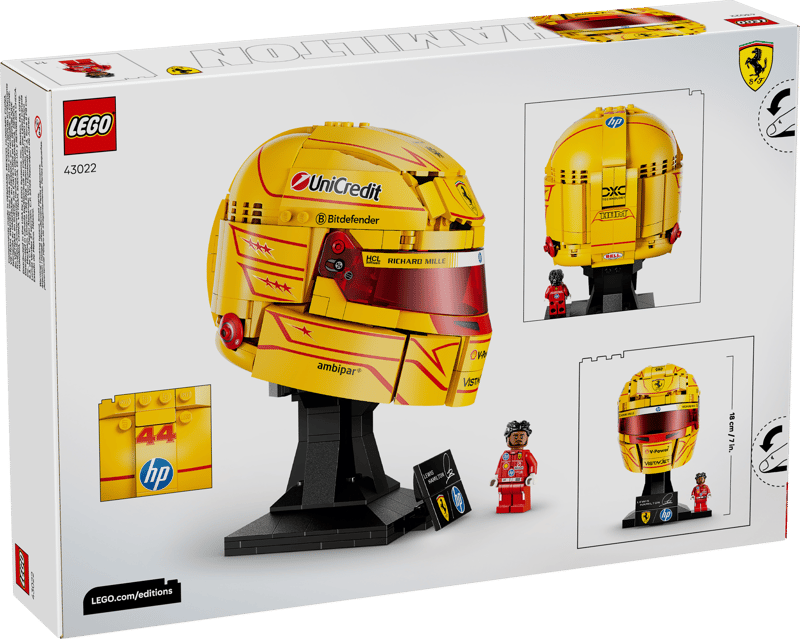 LEGO Editions Scuderia Ferrari HP Lewis Hamilton Helmet Set 43022