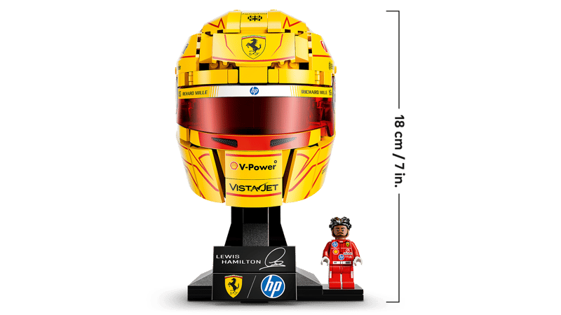LEGO Editions Scuderia Ferrari HP Lewis Hamilton Helmet Set 43022