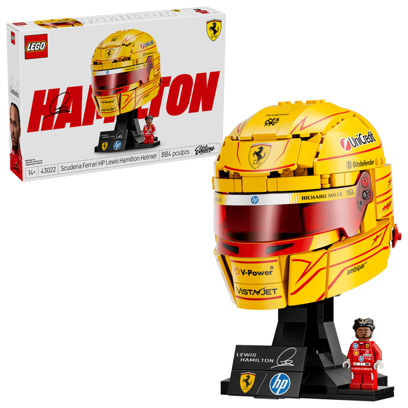LEGO Editions Scuderia Ferrari HP Lewis Hamilton Helmet Set 43022
