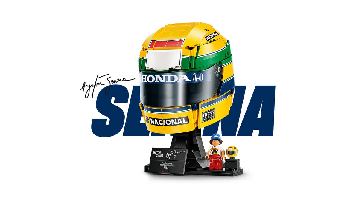 LEGO Editions Ayrton Senna Helmet Building Set 43024