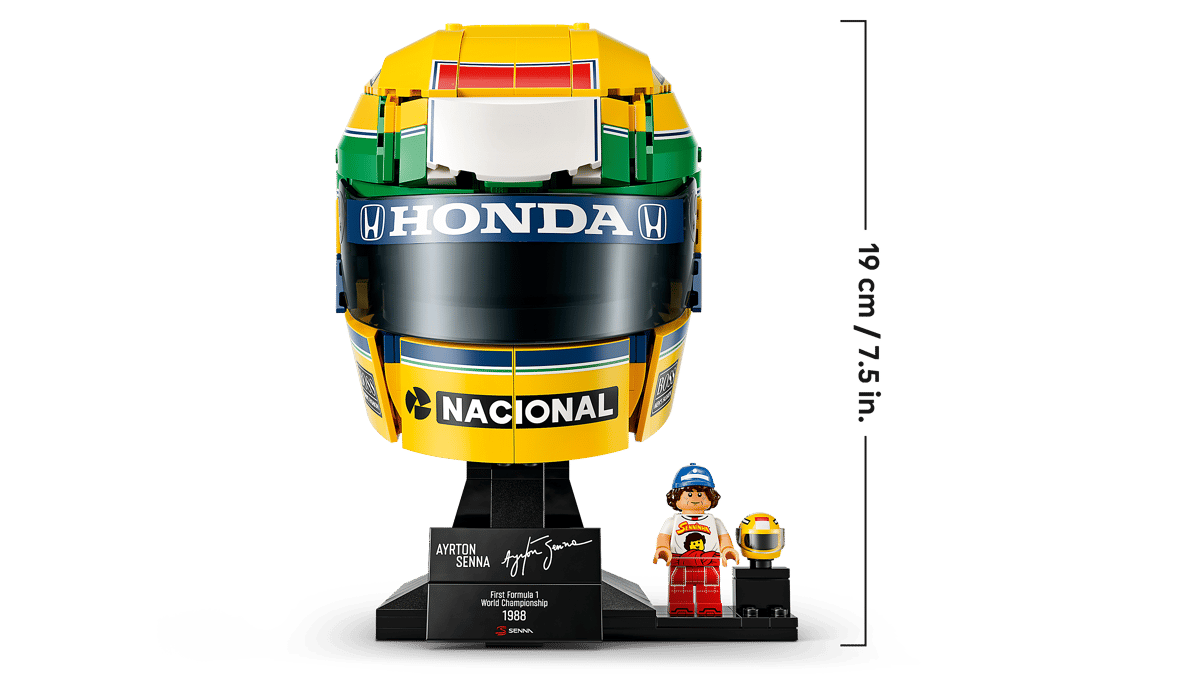 LEGO Editions Ayrton Senna Helmet Building Set 43024