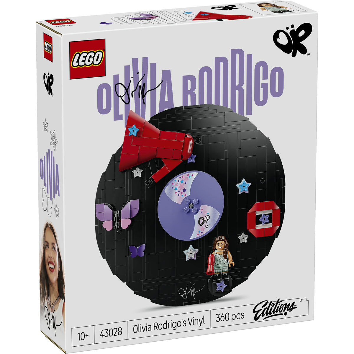 LEGO Editions Olivia Rodrigo Vinyl Room Decor Building Set 43028