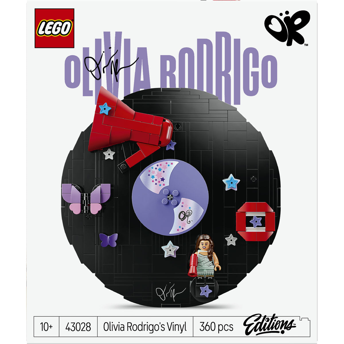 LEGO Editions Olivia Rodrigo Vinyl Room Decor Building Set 43028
