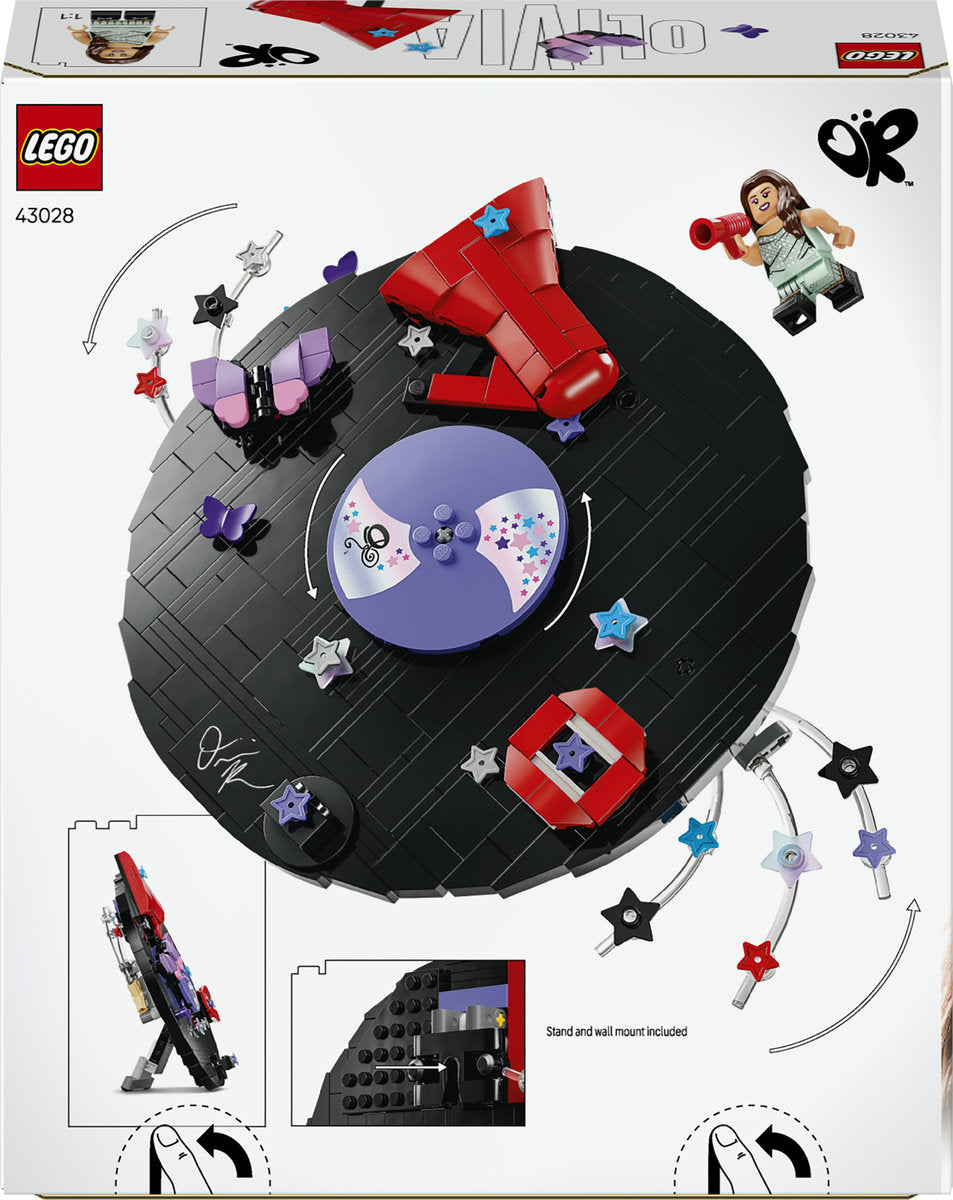 LEGO Editions Olivia Rodrigo Vinyl Room Decor Building Set 43028