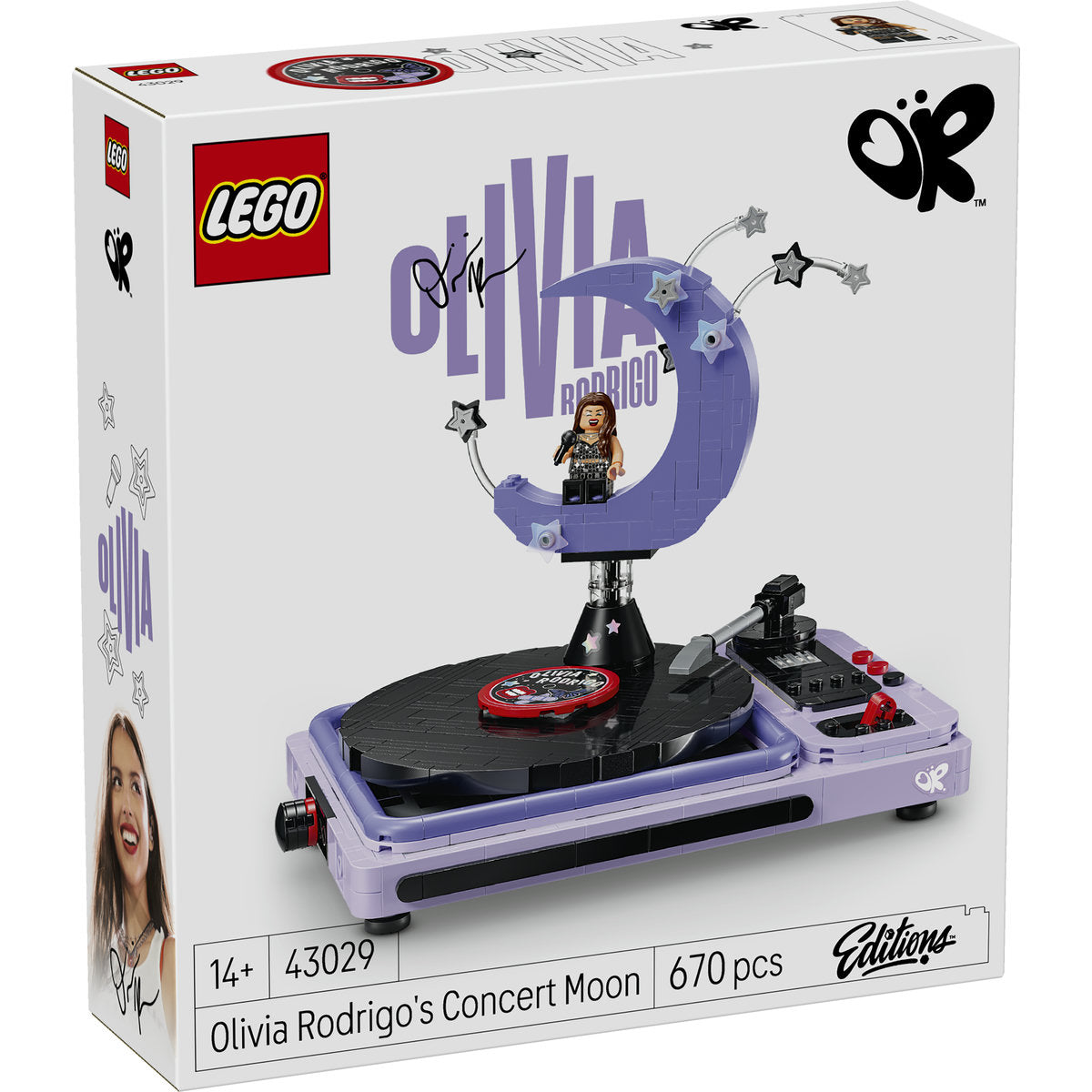 LEGO Editions Olivia Rodrigo Concert Moon Building Set 43029