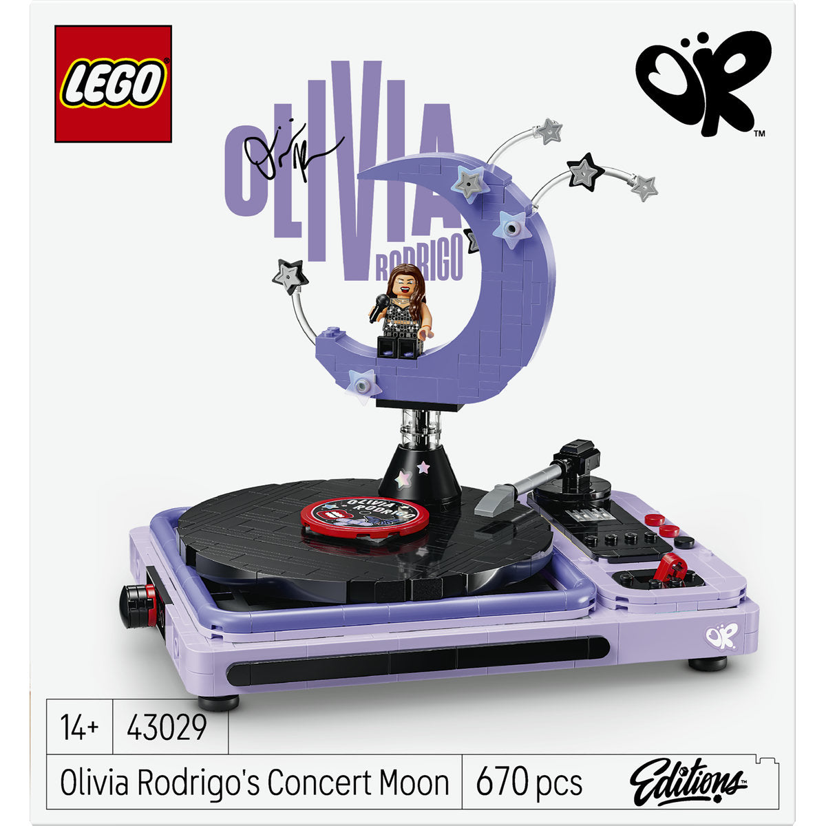 LEGO Editions Olivia Rodrigo Concert Moon Building Set 43029