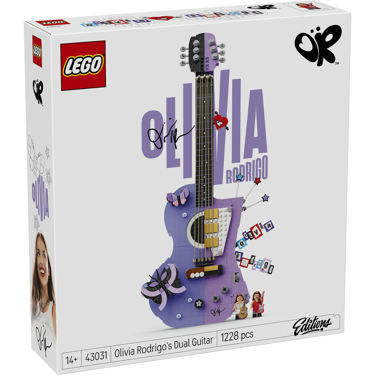 LEGO Editions Olivia Rodrigo Dual Guitar Building Set 43031