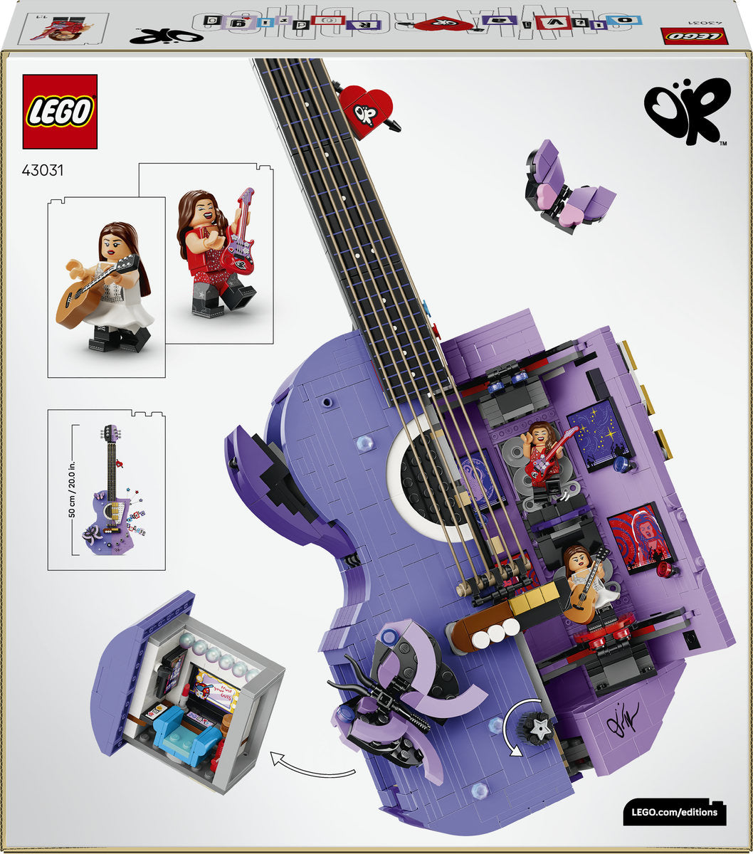 LEGO Editions Olivia Rodrigo Dual Guitar Building Set 43031