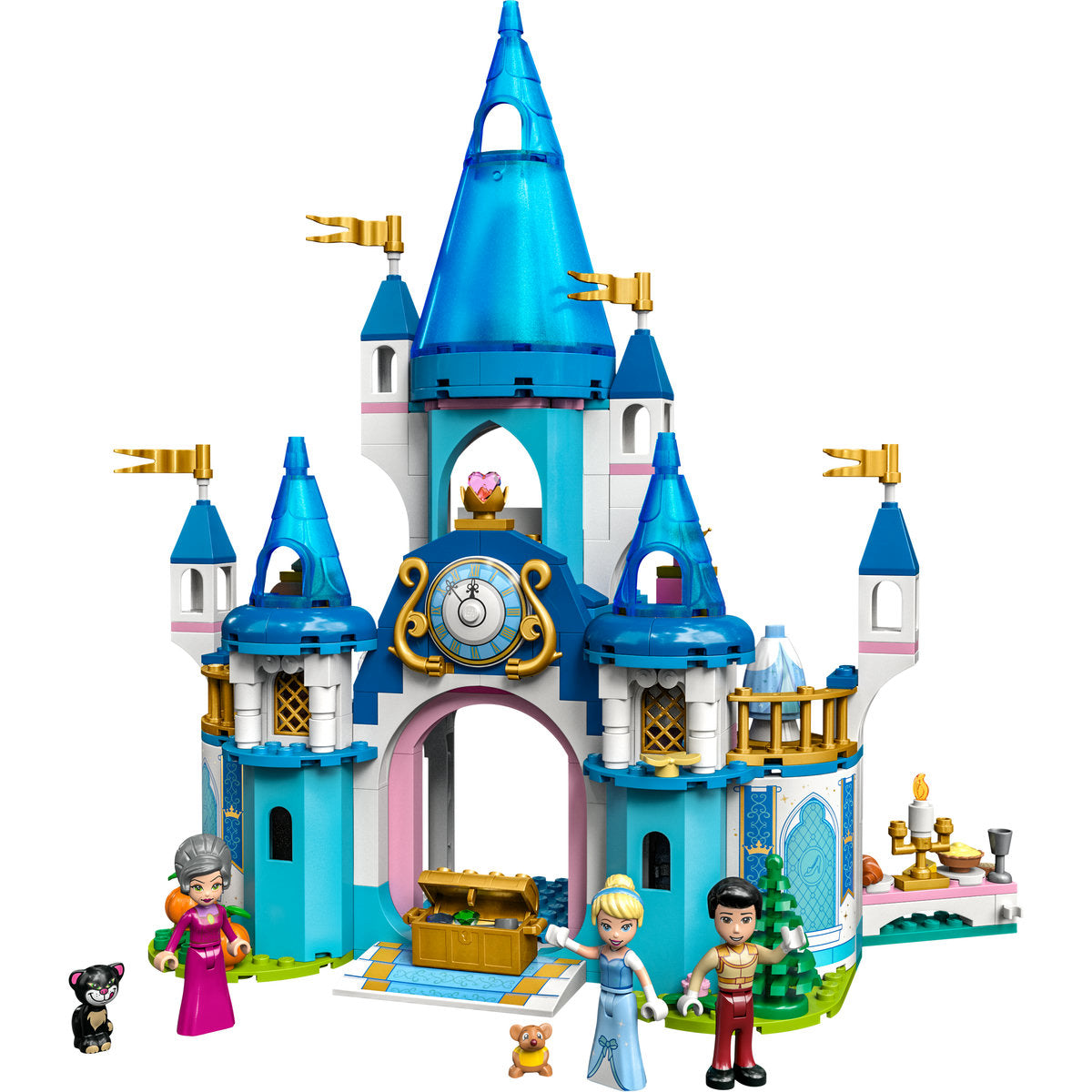 LEGO Disney Cinderella and Prince Charming's Castle 43206