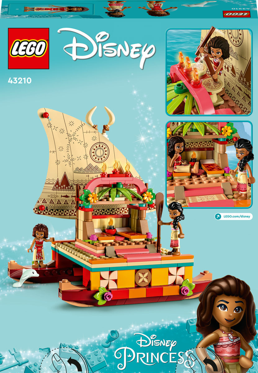 LEGODisney Princess Moana's Wayfinding Boat 43210
