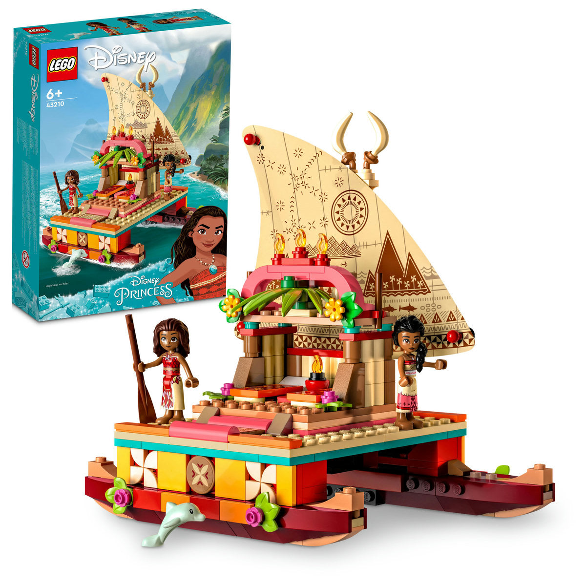 LEGODisney Princess Moana's Wayfinding Boat 43210