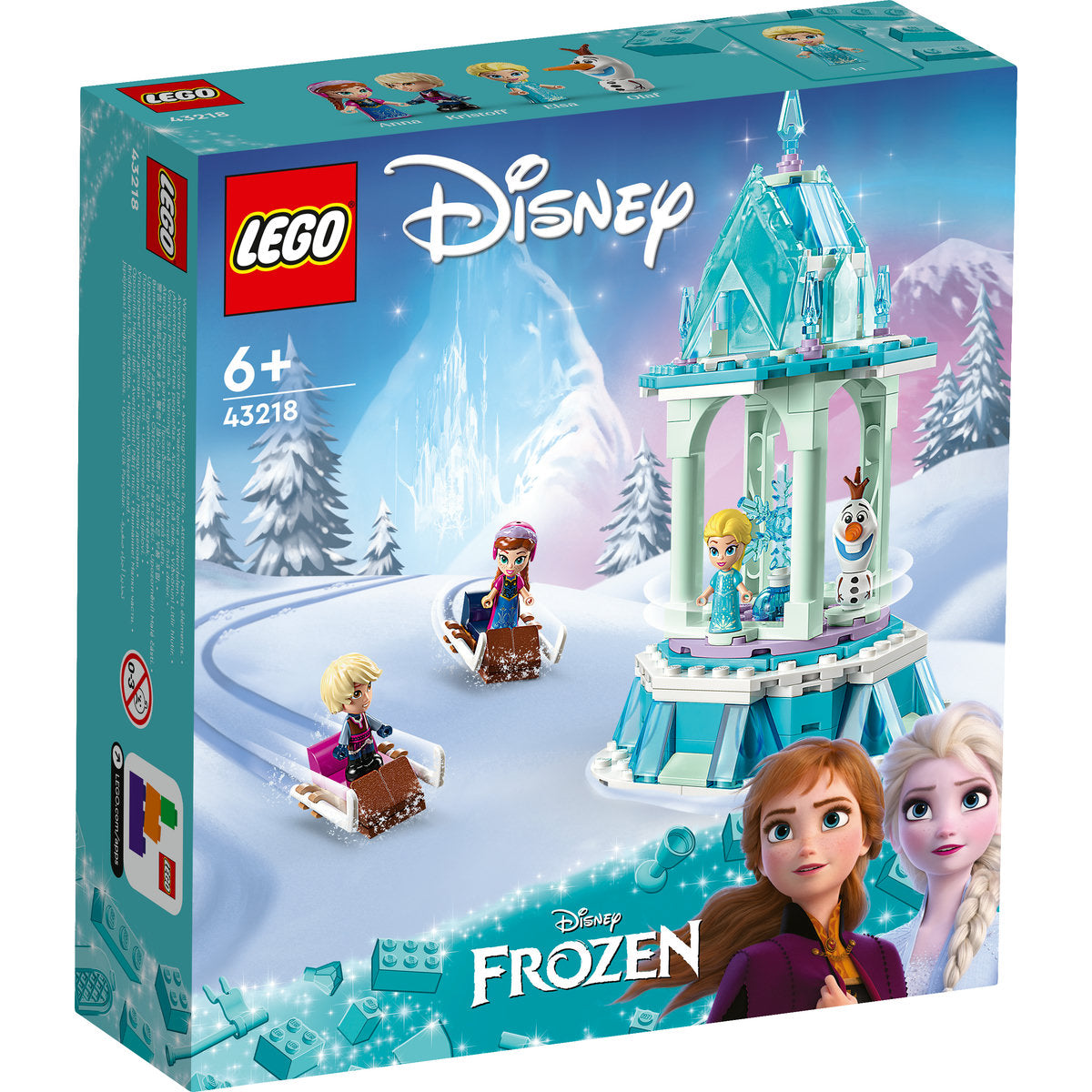 LEGO Disney Frozen Anna & Elsa Merry-Go-Round 43218