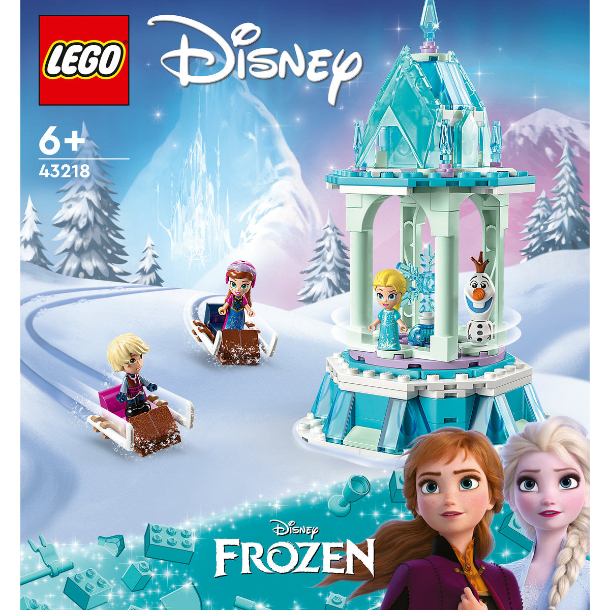 LEGO Disney Frozen Anna & Elsa Merry-Go-Round 43218