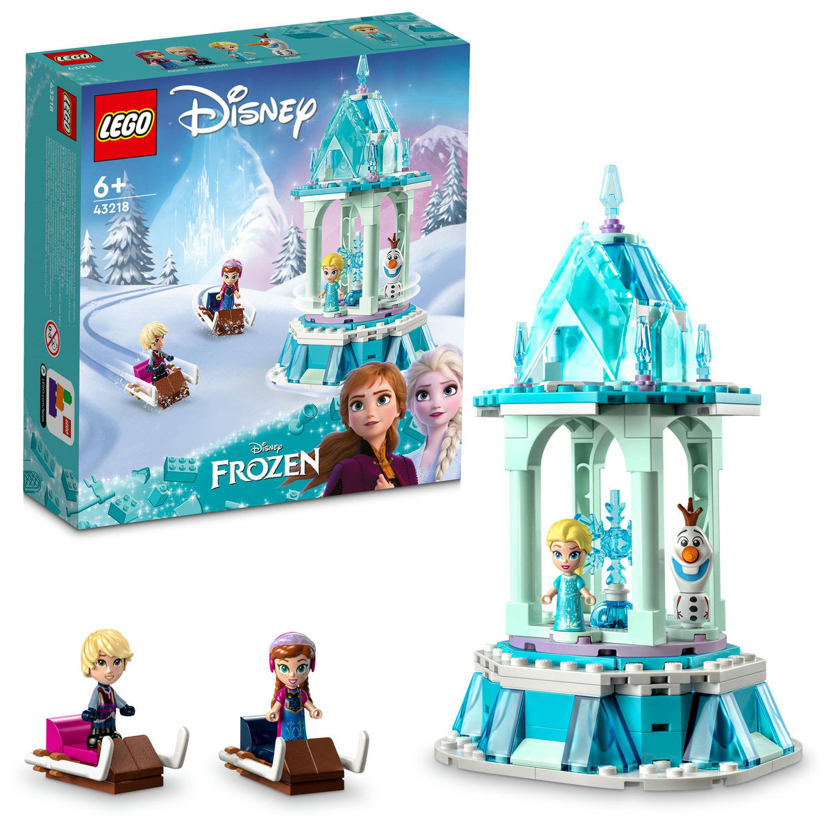 LEGO Disney Frozen Anna & Elsa Merry-Go-Round 43218