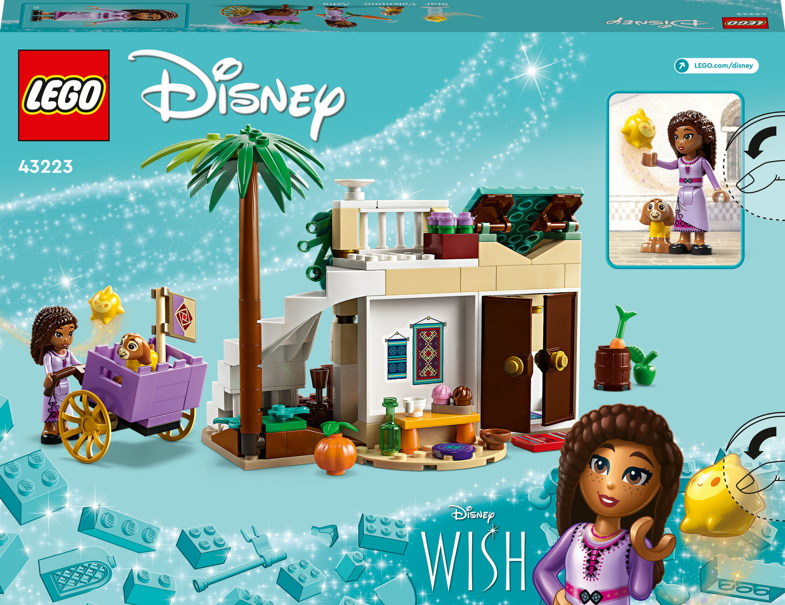 LEGO Disney Wish Asha in the City of Rosas Set 43223