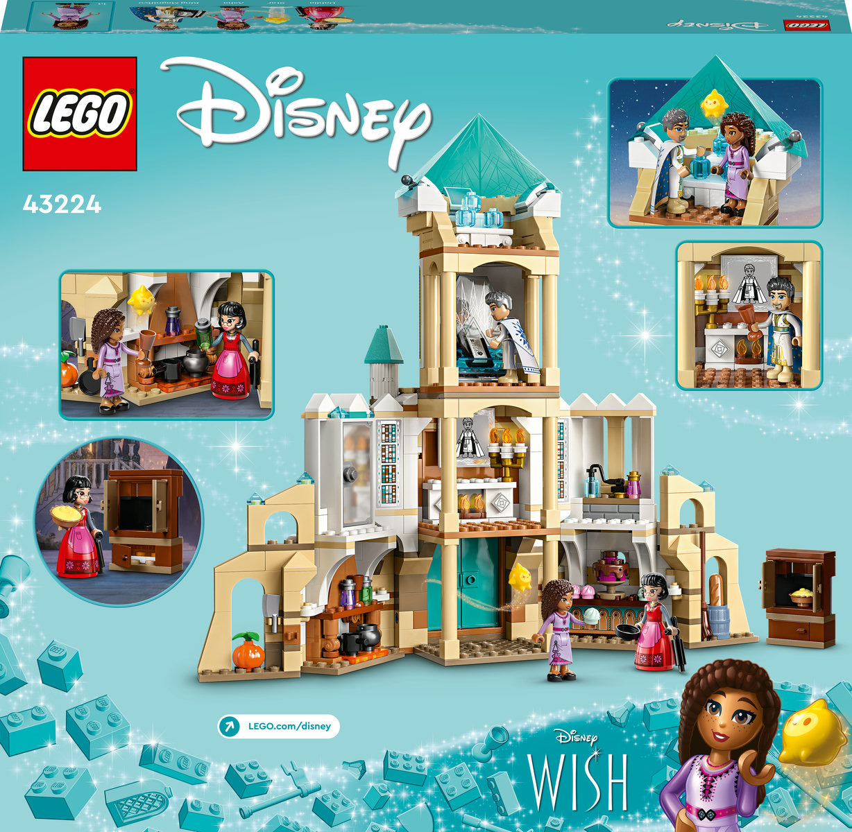 LEGO Disney Wish King Magnifico's Castle Set 43224