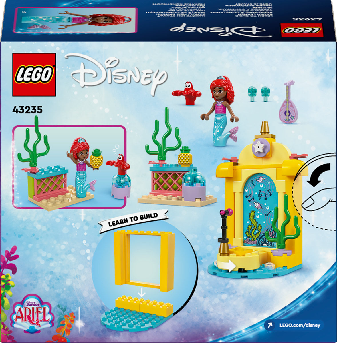 LEGO Disney Princess Ariel’s Music Stage Set 43235
