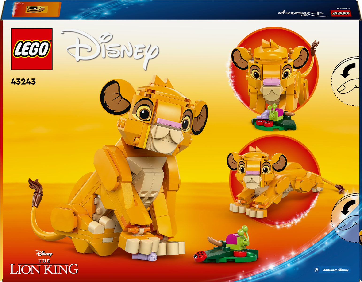 LEGO Disney Simba the Lion King Cub Playset 43243