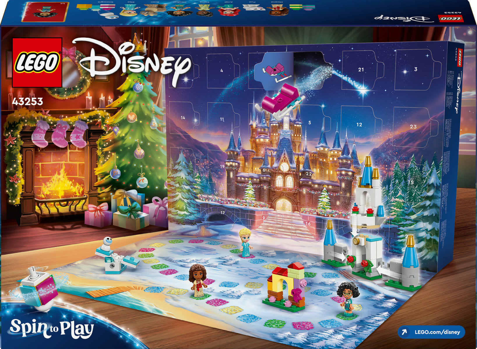 LEGO Disney Princess Advent Calendar 2024 43253