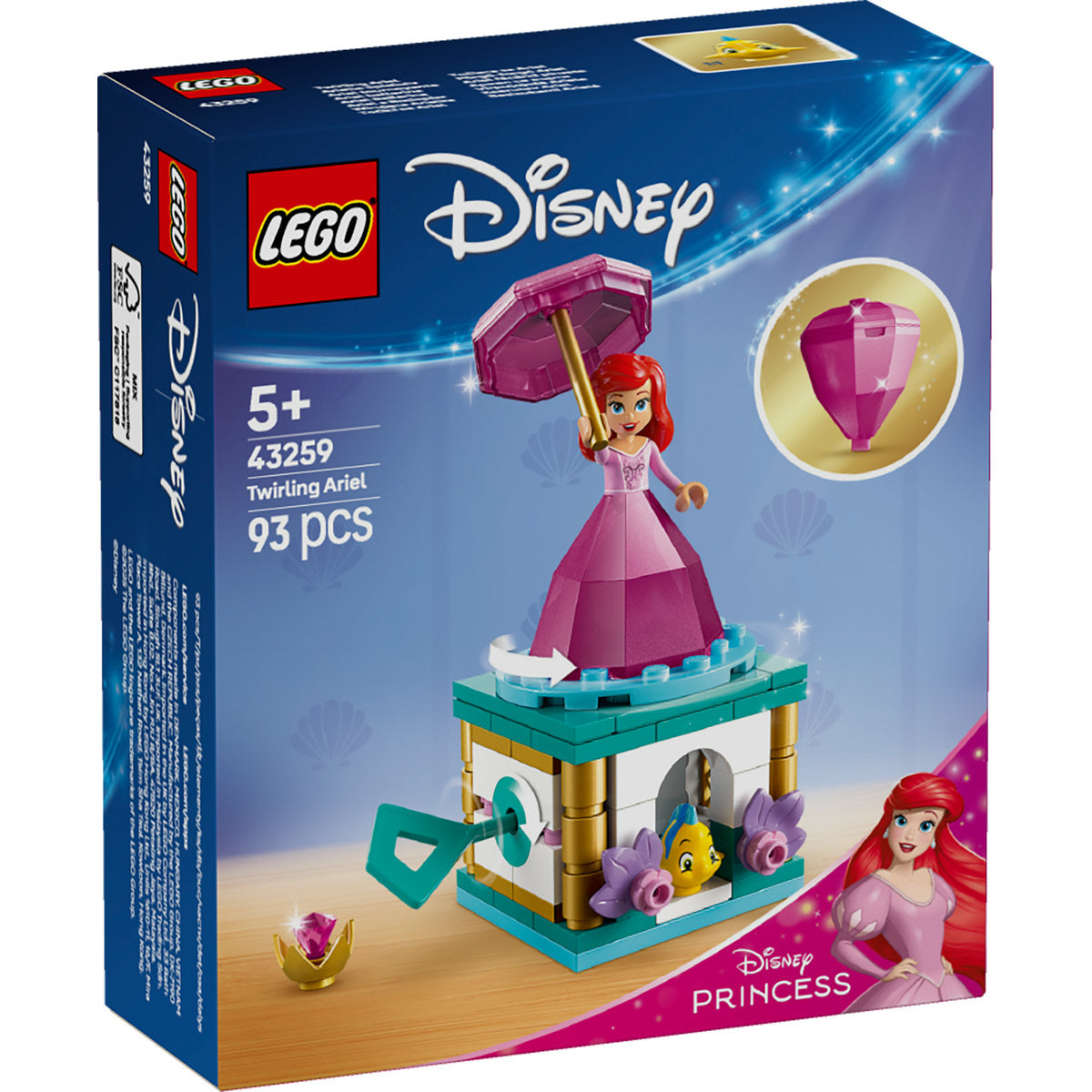 LEGO Disney Princess Twirling Ariel Set 43259