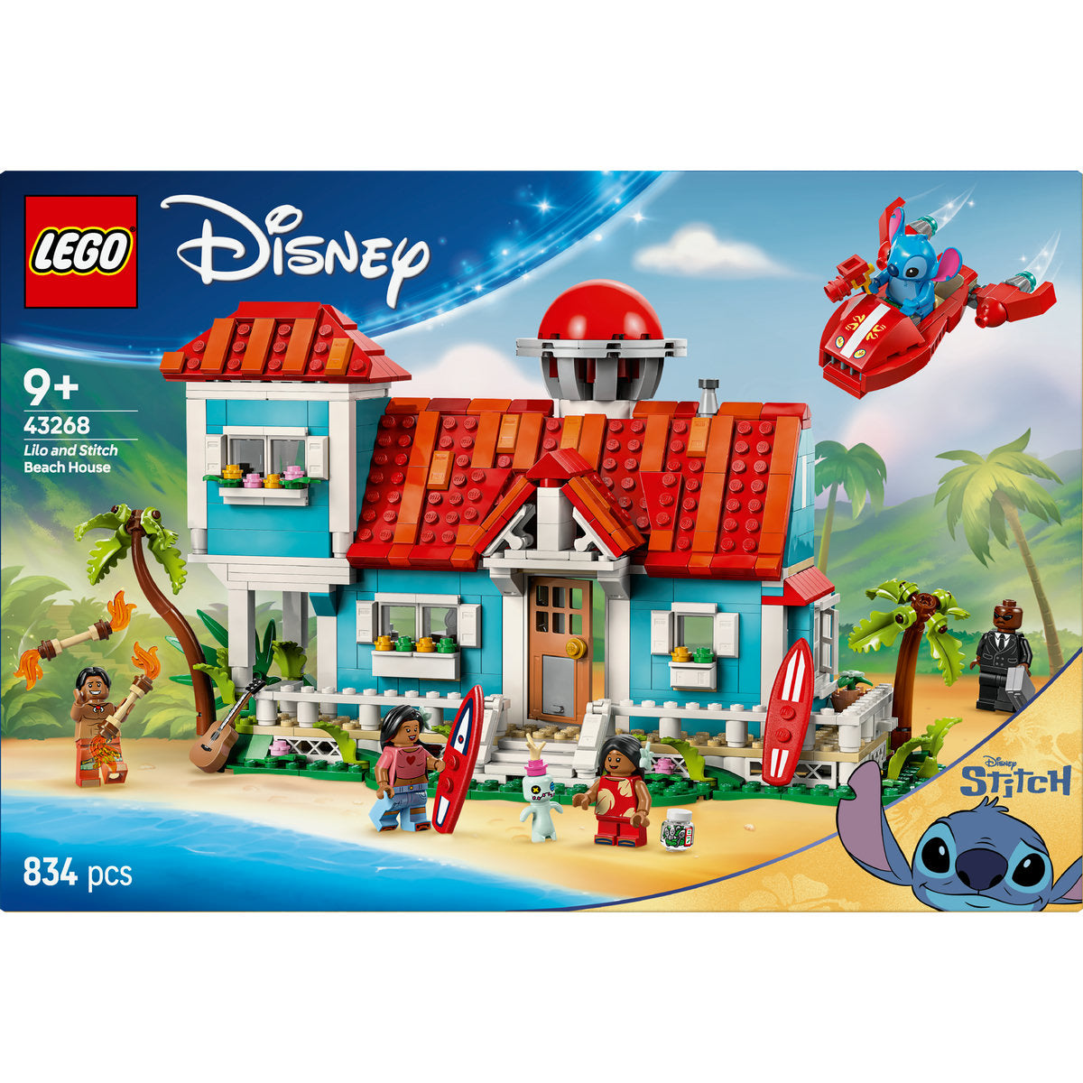 LEGO Disney Lilo and Stitch Beach House Set 43268
