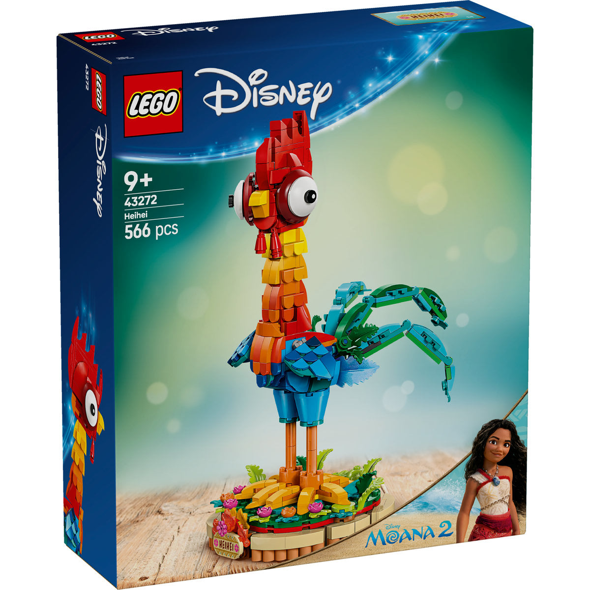 LEGO Disney Moana 2 Heihei Building Toy Set 43272