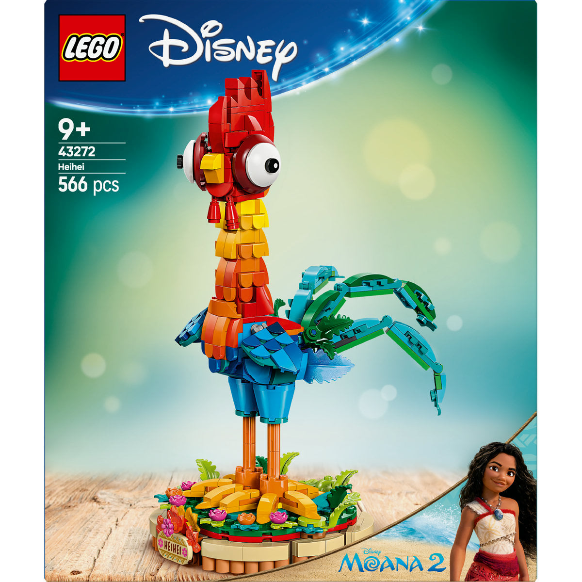 LEGO Disney Moana 2 Heihei Building Toy Set 43272