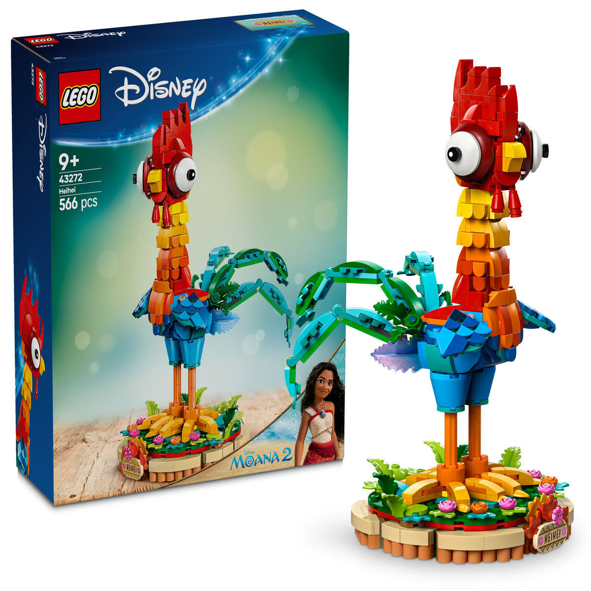 LEGO Disney Moana 2 Heihei Building Toy Set 43272
